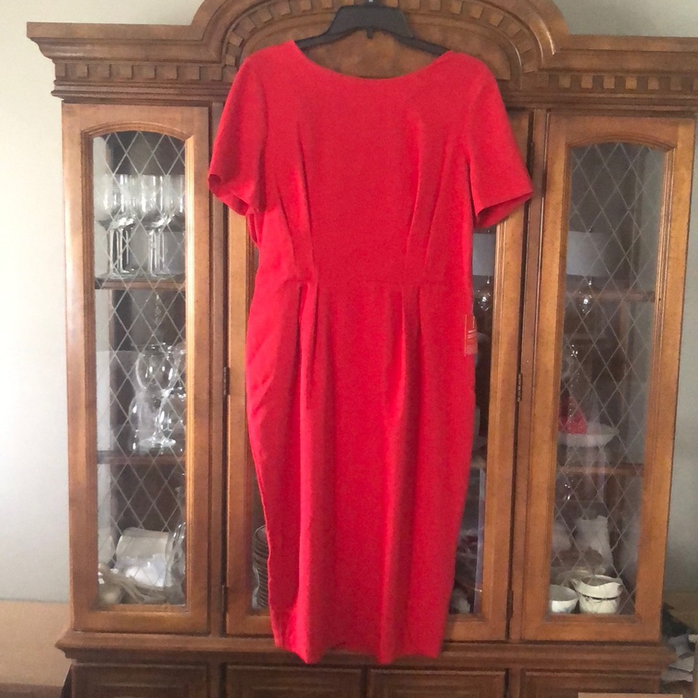 ASOS Short sleeve red Dress OBO